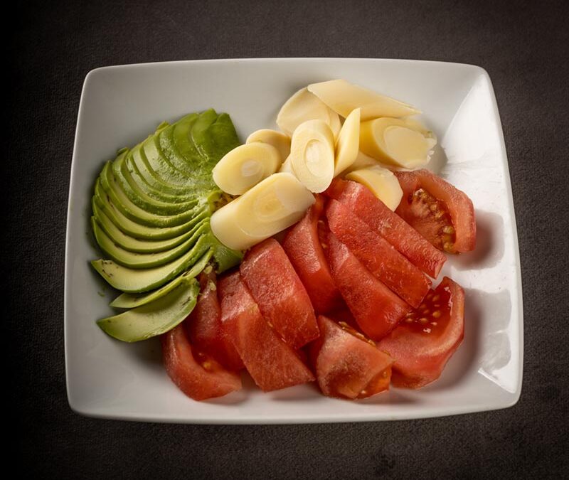 Ensalada Palta, Palmito y Tomate